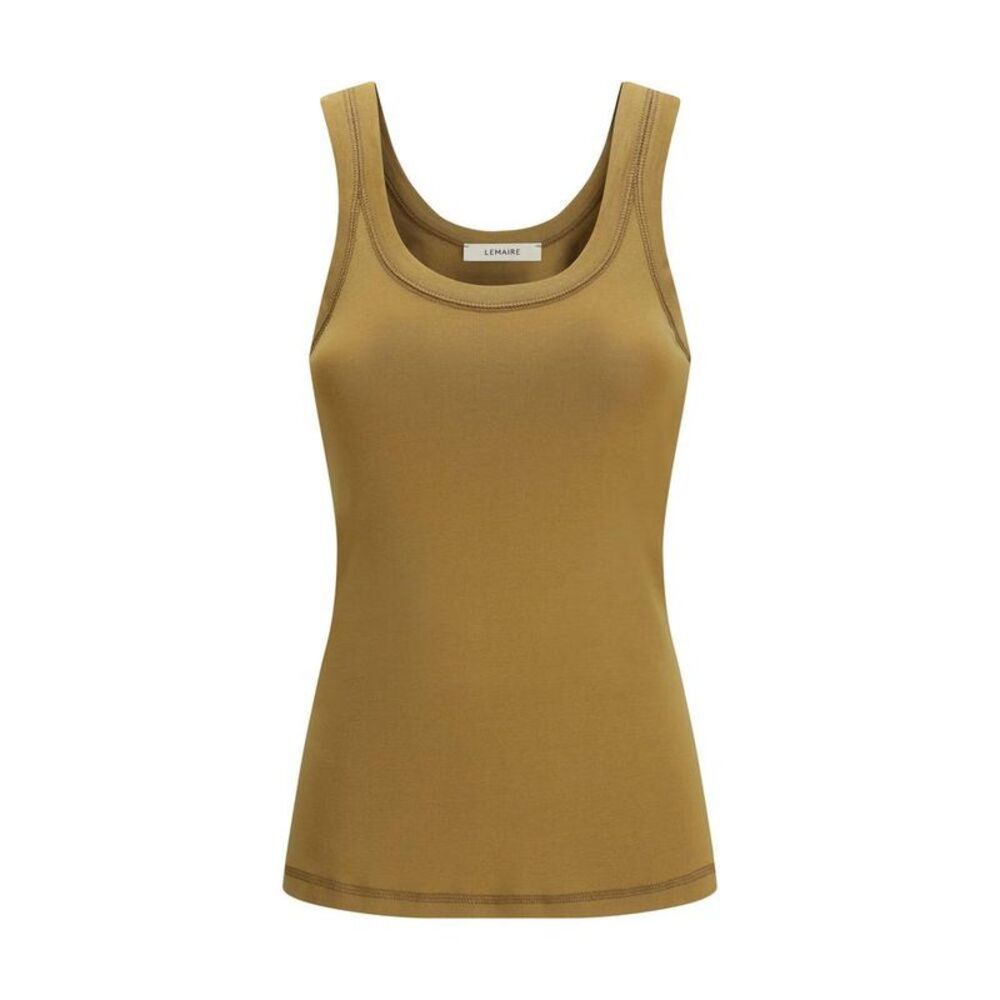 Lemaire Cotton Top with Elegant Design Women Brown Clothing